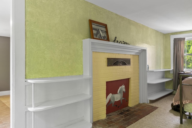 1548 Main St, Readfield, ME 04355 - detailed view of a brick fireplace