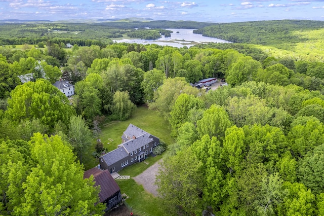 1548 Main St, Readfield, ME 04355 - bird's eye view of a nearby body of water and a forest