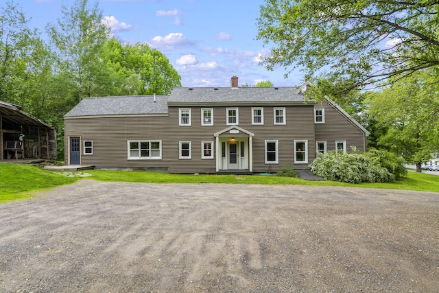 1548 Main St, Readfield, ME 04355 - colonial house featuring a chimney