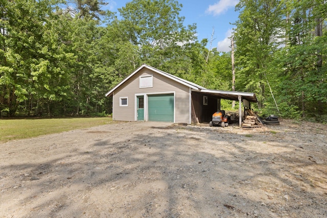 267 Manchester Rd, Standish, ME 04085 - garage with a garage and driveway