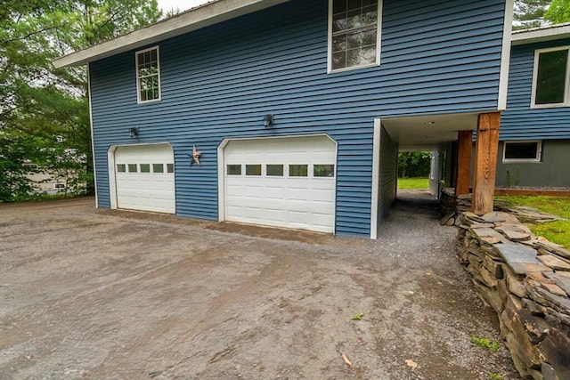 44 Donigan Rd, Moscow, ME 04920 - garage featuring driveway