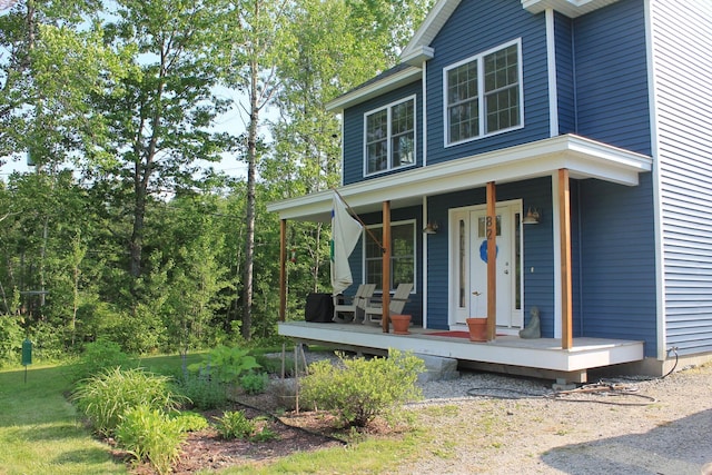 82 Tree Farm Rd, Brunswick, ME 04011 - view of front of home with covered porch