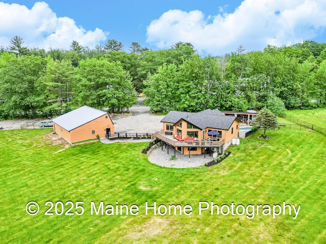 1277 Naples Rd, Harrison, ME 04040 - aerial view of property and surrounding area