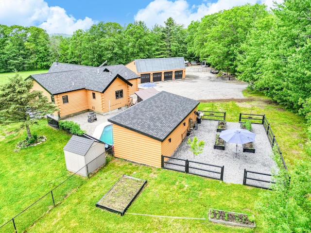 1277 Naples Rd, Harrison, ME 04040 - view from above of property