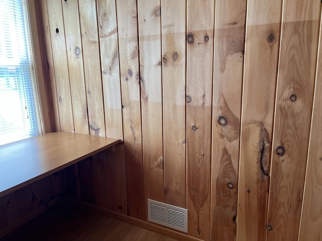 406 Cushman Rd, Winslow, ME 04901 - detailed view of wooden walls