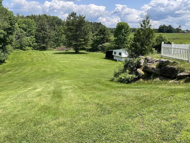 406 Cushman Rd, Winslow, ME 04901 - view of yard featuring a view of rural / pastoral area