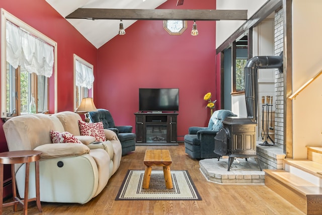 8 Holbrook Dr, Phippsburg, ME 04562 - living area featuring wood finished floors and stairs