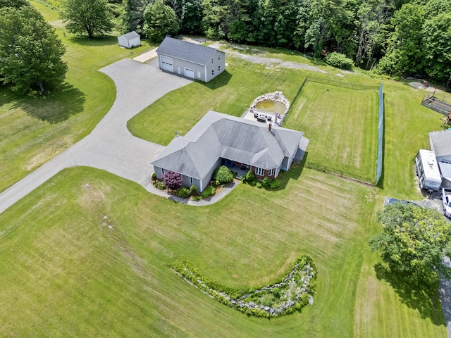 96 Frost Hill Ave, Lisbon, ME 04252 - aerial view of property and surrounding area
