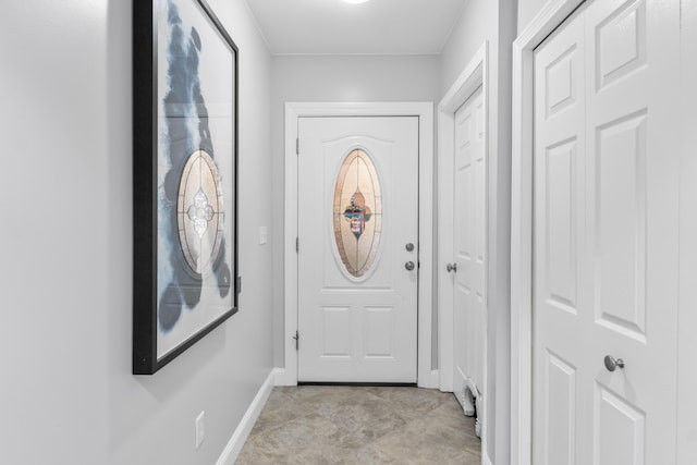 96 Frost Hill Ave, Lisbon, ME 04252 - entryway with baseboards