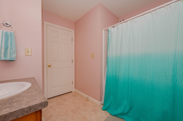 119 Somersworth Rd, North Berwick, ME 03906 - full bath featuring vanity and a shower with shower curtain