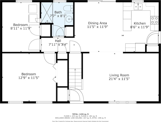 11 Concord Pl Unit 21, Auburn, ME 04210 - view of home floor plan