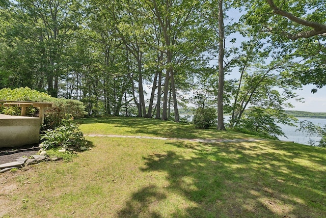 3 Tidewater Cv, Falmouth, ME 04105 - view of green lawn with a water view