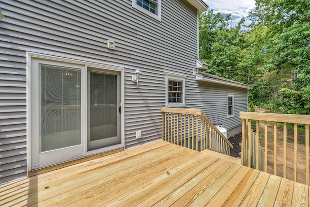 31 Pond Ridge Dr, Lewiston, ME 04240 - view of wooden deck