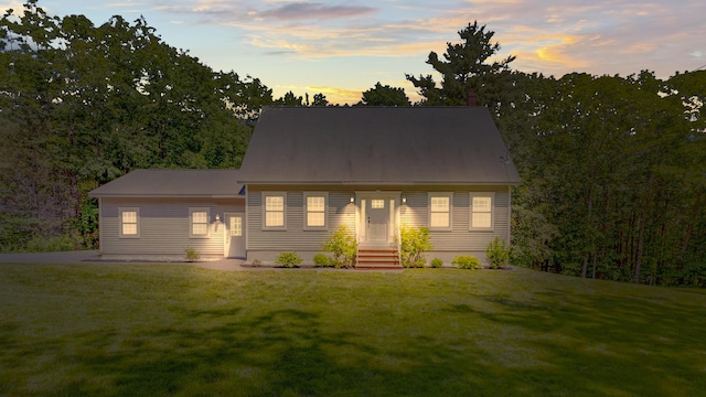 31 Pond Ridge Dr, Lewiston, ME 04240 - new england style home featuring a lawn