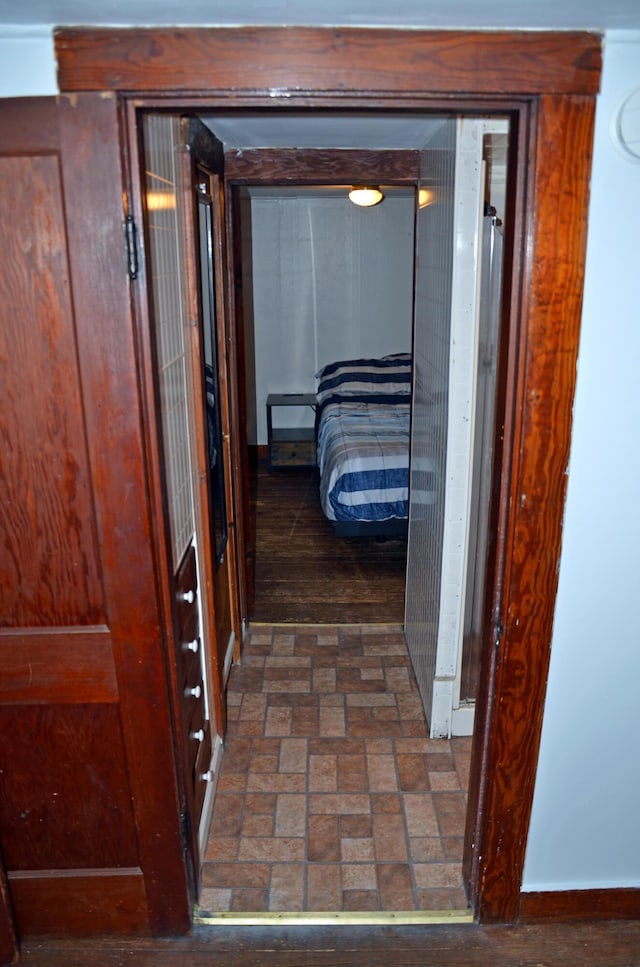 10 Stevens St, Norway, ME 04268 - corridor featuring brick patterned floors