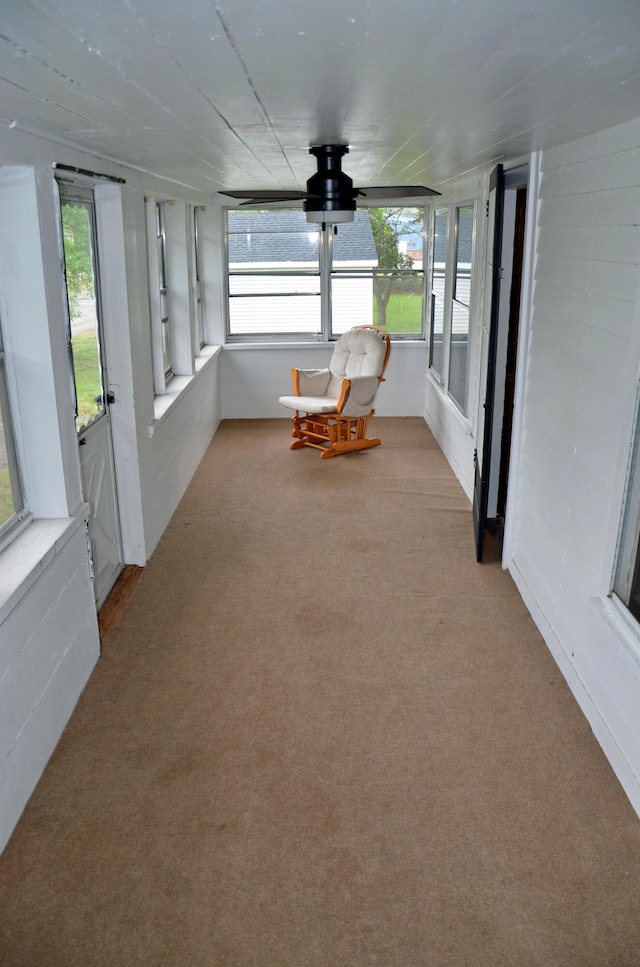 10 Stevens St, Norway, ME 04268 - sunroom / solarium featuring carpet floors