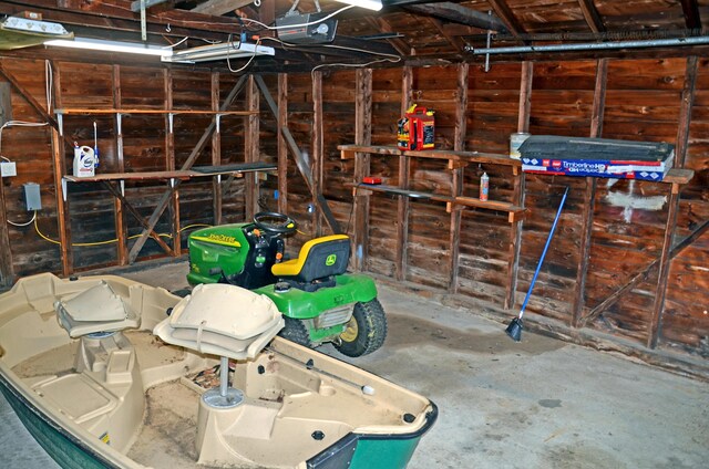 10 Stevens St, Norway, ME 04268 - garage featuring a garage door opener