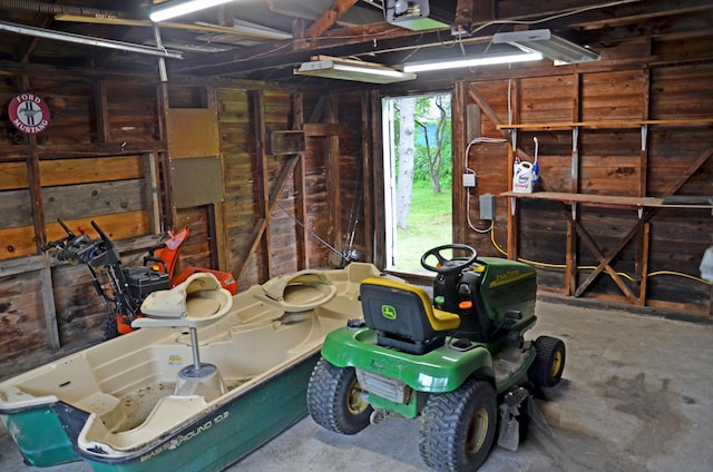 10 Stevens St, Norway, ME 04268 - garage with a garage door opener