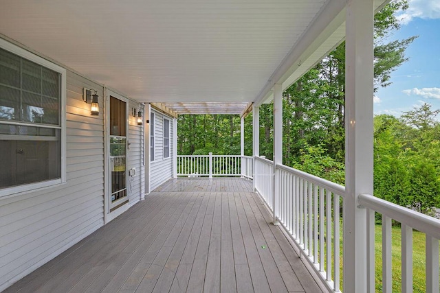 19 Fox Run Rd, Gray, ME 04039 - view of wooden deck