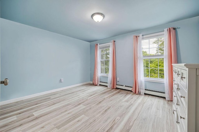 19 Fox Run Rd, Gray, ME 04039 - unfurnished room featuring light wood-type flooring and a baseboard radiator