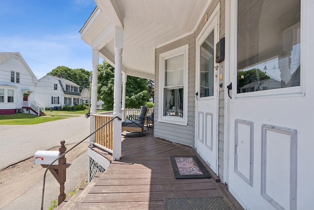 93 Chapel St, South Portland, ME 04106 - view of wooden porch