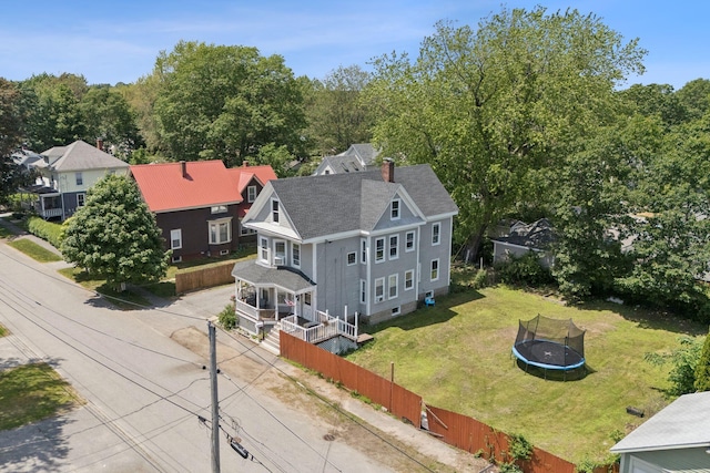 93 Chapel St, South Portland, ME 04106 - aerial view of property and surrounding area