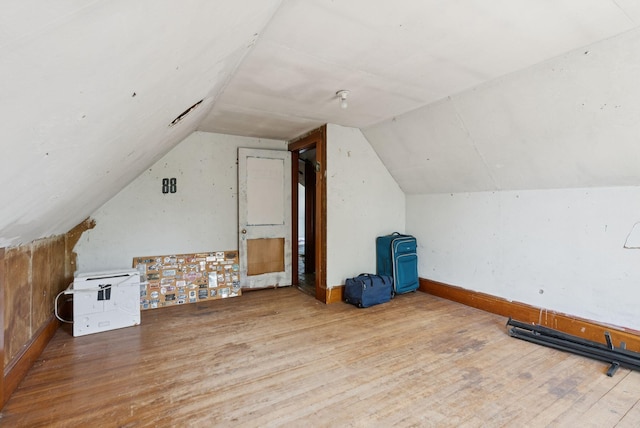 93 Chapel St, South Portland, ME 04106 - additional living space with wood finished floors and lofted ceiling