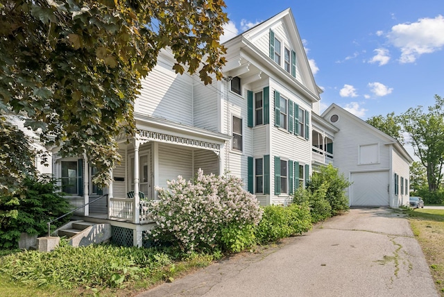 201 Main St, Norway, ME 04268 - view of front of property featuring covered porch