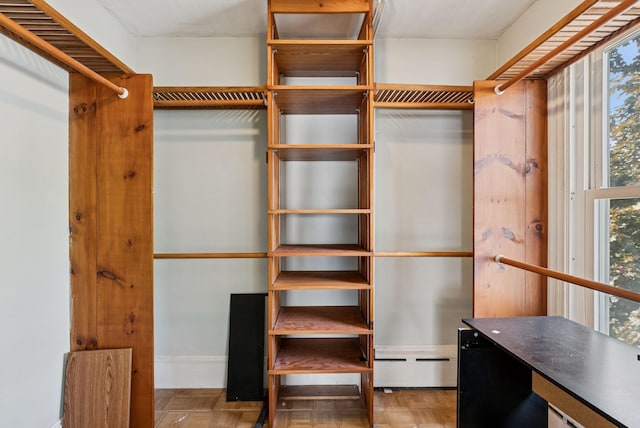 201 Main St, Norway, ME 04268 - walk in closet featuring a baseboard radiator