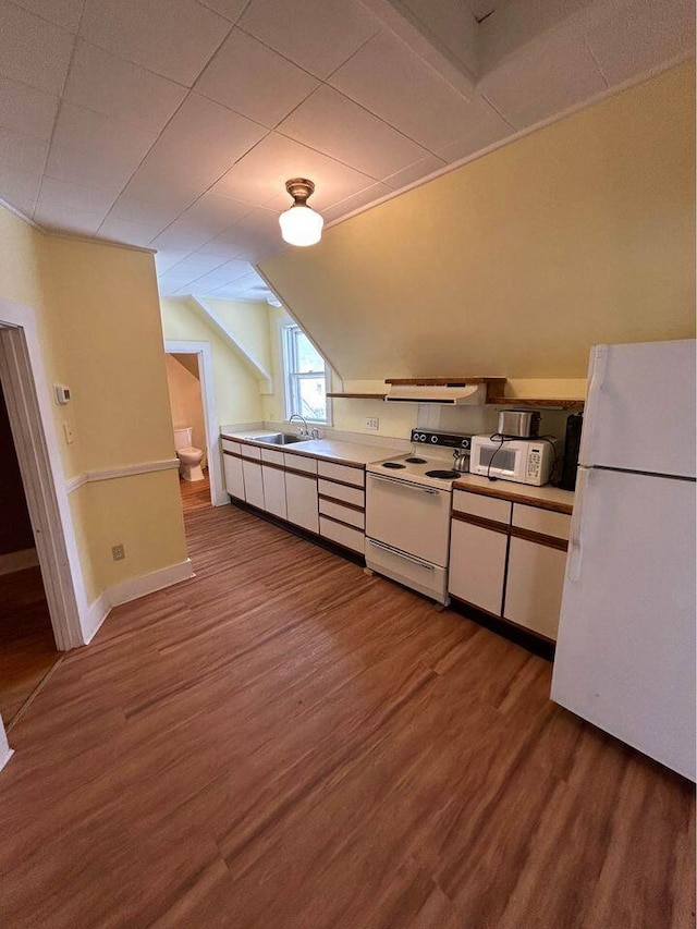323 Pine St, Dover-Foxcroft, ME 04426 - bonus room featuring wood finished floors and lofted ceiling