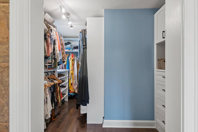 6 Ocean View Dr, Biddeford, ME 04005 - walk in closet with dark wood-type flooring