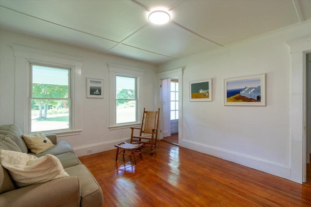3 Salt Pond Rd, Friendship, ME 04547 - living area featuring wood finished floors and baseboards