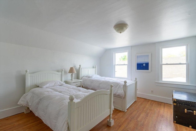 3 Salt Pond Rd, Friendship, ME 04547 - bedroom featuring light wood-style floors and lofted ceiling