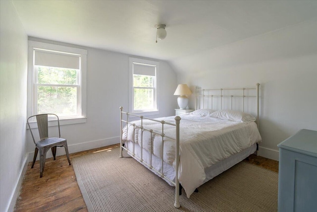 3 Salt Pond Rd, Friendship, ME 04547 - bedroom featuring wood finished floors and lofted ceiling