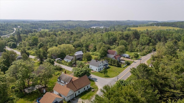 3 Salt Pond Rd, Friendship, ME 04547 - aerial view of property and surrounding area with a heavily wooded area