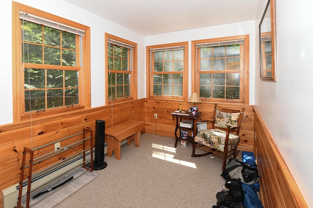 105 Highland Pines Rd, Bridgton, ME 04009 - sunroom with baseboard heating