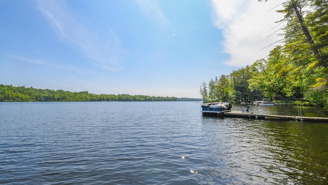 105 Highland Pines Rd, Bridgton, ME 04009 - dock with a water view