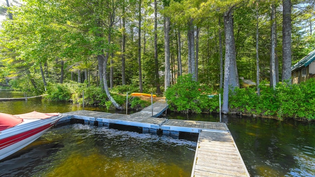105 Highland Pines Rd, Bridgton, ME 04009 - dock area with a water view