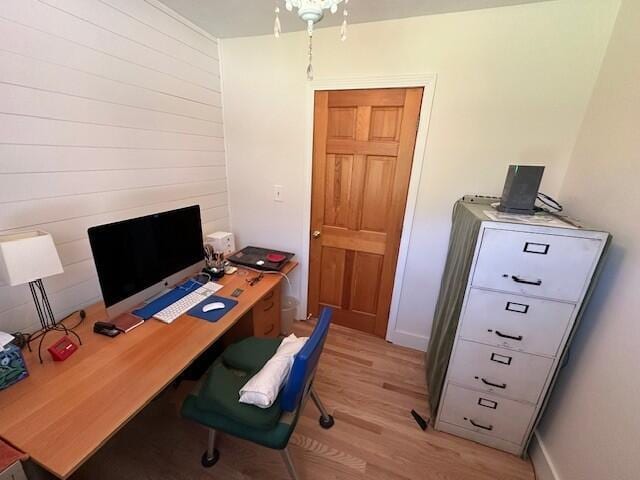 429 Moosehead Trail Highway, Waldo, ME 04915 - office featuring light wood-style flooring