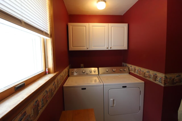 429 Moosehead Trail Highway, Waldo, ME 04915 - washroom with cabinet space and independent washer and dryer