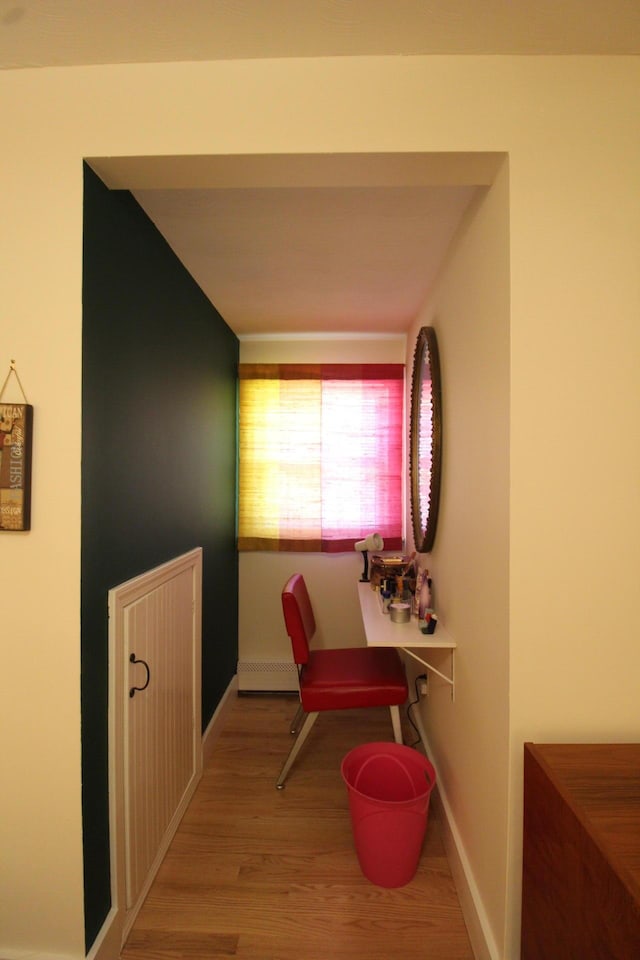 429 Moosehead Trail Highway, Waldo, ME 04915 - hallway with wood finished floors and baseboards