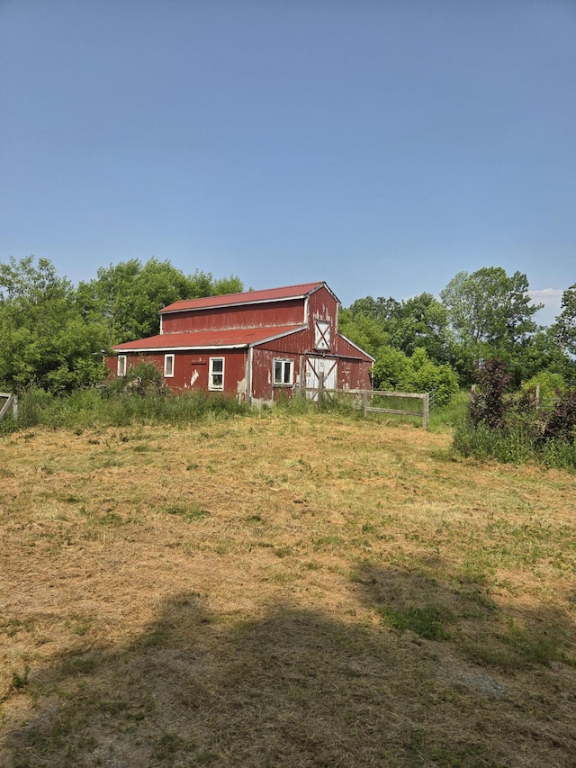 192 Old Bangor Rd, Newport, ME 04953 - view of property exterior featuring a barn and an outbuilding