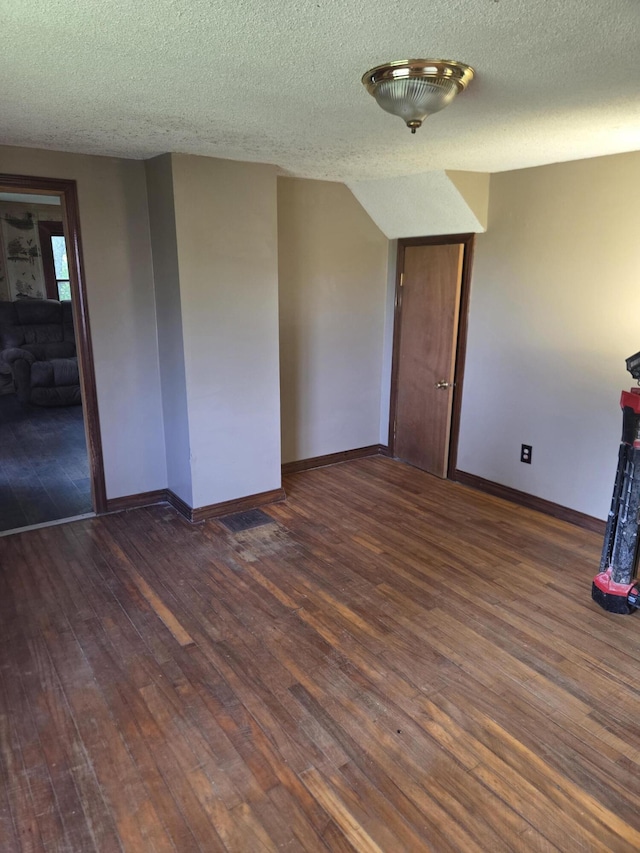 192 Old Bangor Rd, Newport, ME 04953 - empty room featuring hardwood / wood-style floors and a textured ceiling