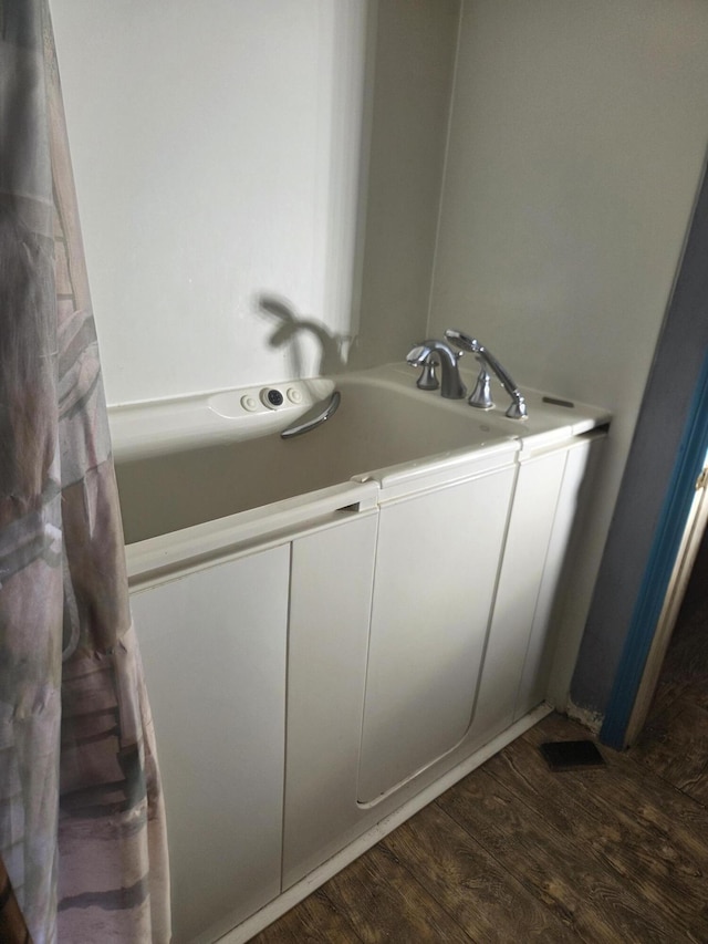 192 Old Bangor Rd, Newport, ME 04953 - bathroom with wood finished floors