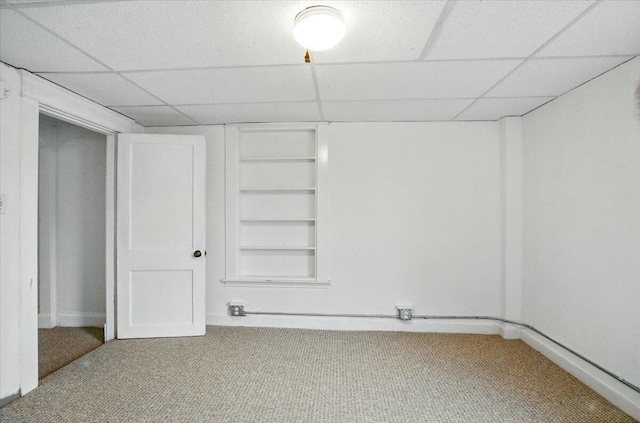 219 Lisbon St, Lisbon, ME 04250 - unfurnished bedroom featuring carpet flooring and a drop ceiling
