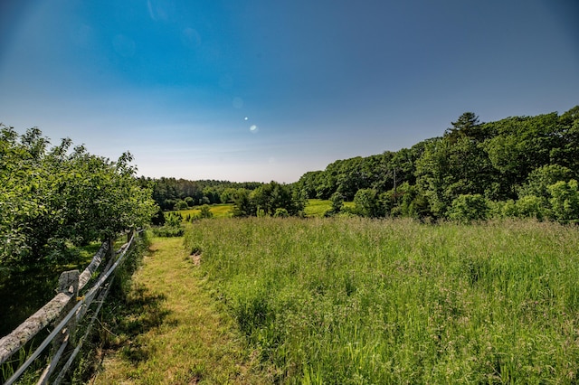 1785 Alna Rd, Alna, ME 04535 - view of tree filled area featuring a view of countryside