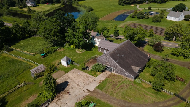 1785 Alna Rd, Alna, ME 04535 - aerial overview of property's location featuring a nearby body of water