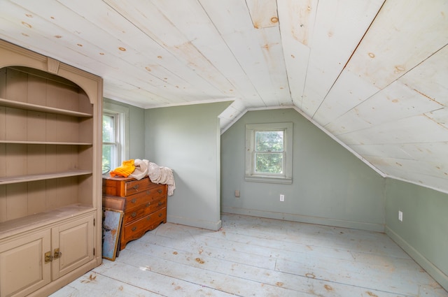 1785 Alna Rd, Alna, ME 04535 - additional living space with vaulted ceiling and baseboards