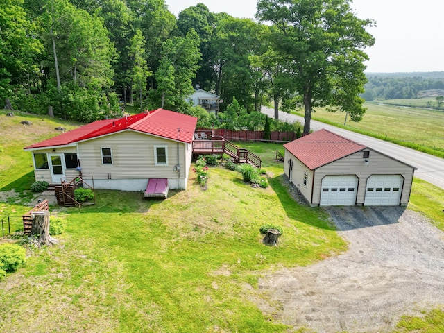 821 China Rd, Albion, ME 04910 - aerial view of property and surrounding area