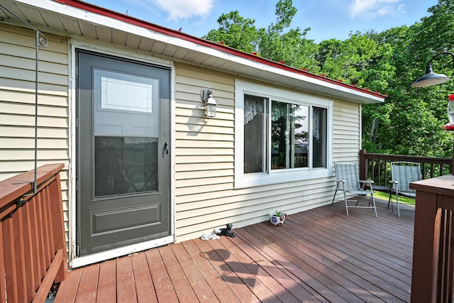 821 China Rd, Albion, ME 04910 - view of deck